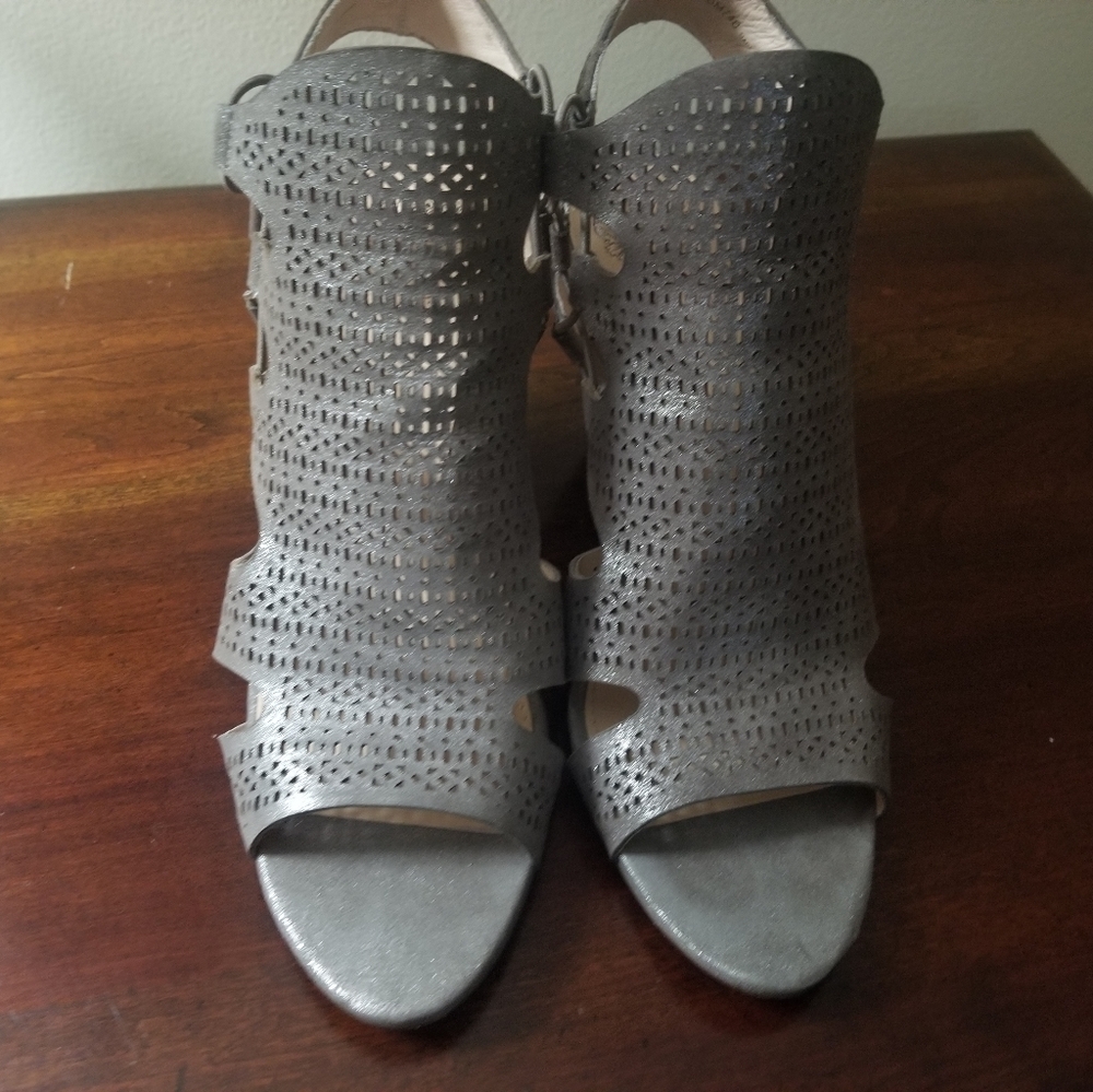 Pewter sandals